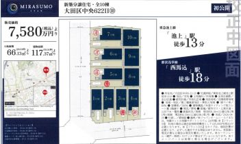 大田区 中央６丁目 新築一戸建て