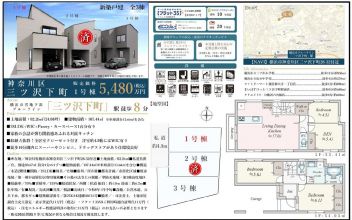 横浜市神奈川区 三ツ沢下町 新築一戸建て