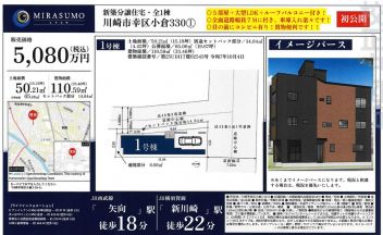 川崎市幸区 小倉３丁目 新築一戸建て